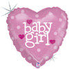 Ballon Aluminium 18″ Baby Heart Girl – Grabo