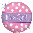 Ballon Aluminium 18″ Polka Dots It's A Girl – Grabo