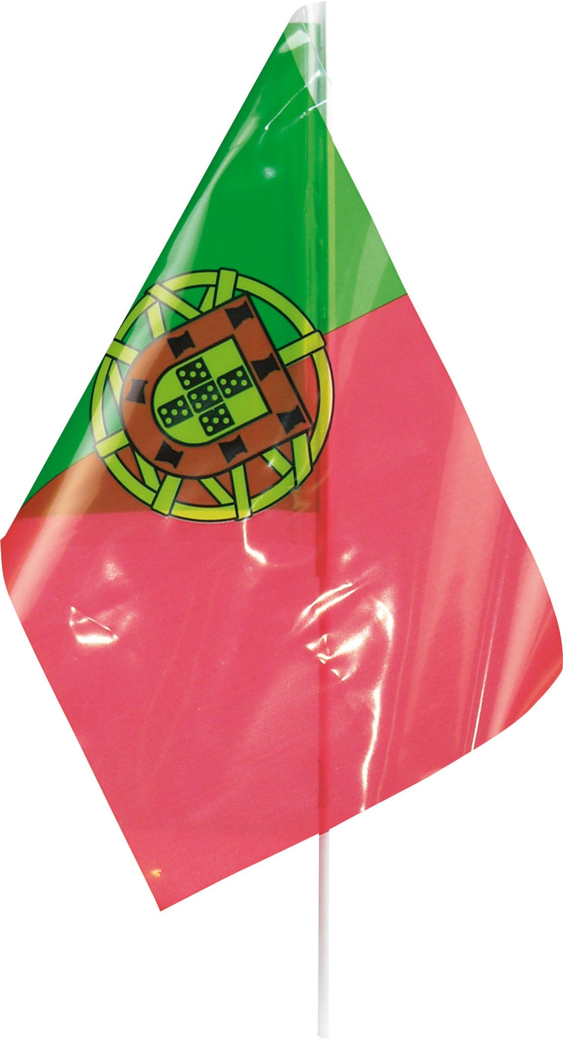 Drapeau Portugal en plastique | Drapeau en plastique de 20 x cm, avec mt | J2F Shop