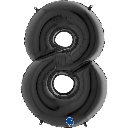 Chiffre 8 Noir 40
