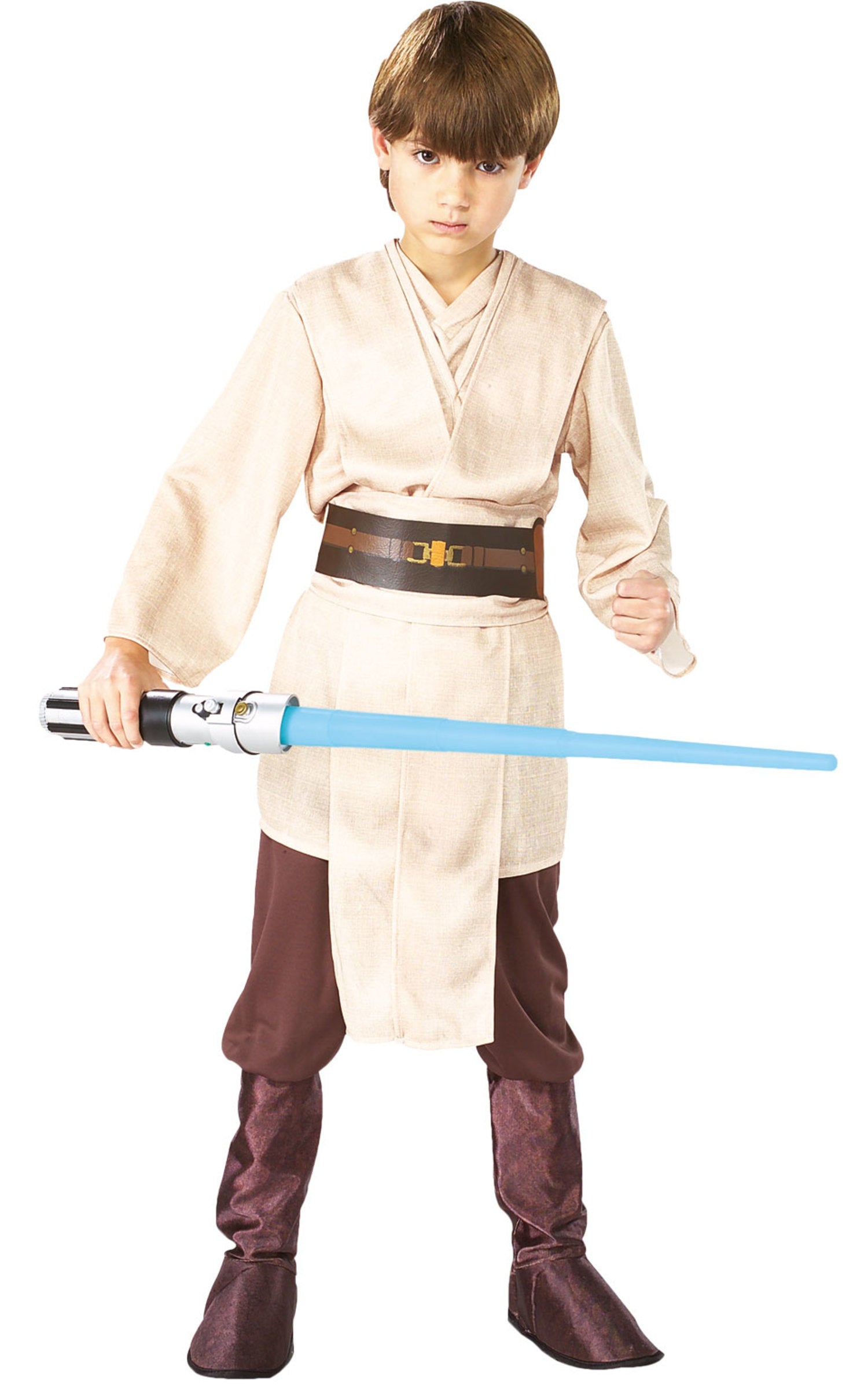 Déguisement Jedi enfant - Star Wars | tunique avec t-shirt incorporé, pantalon avec surbottes , ceinture | J2F Shop