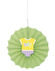Rosace en papier vert - Baby Shower | Rosace en papier de 30 cm | J2F Shop