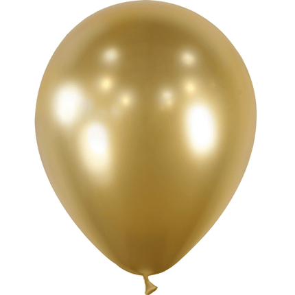 100 Ballons 12cm Latex HG45 Or Brillant - Balloonia