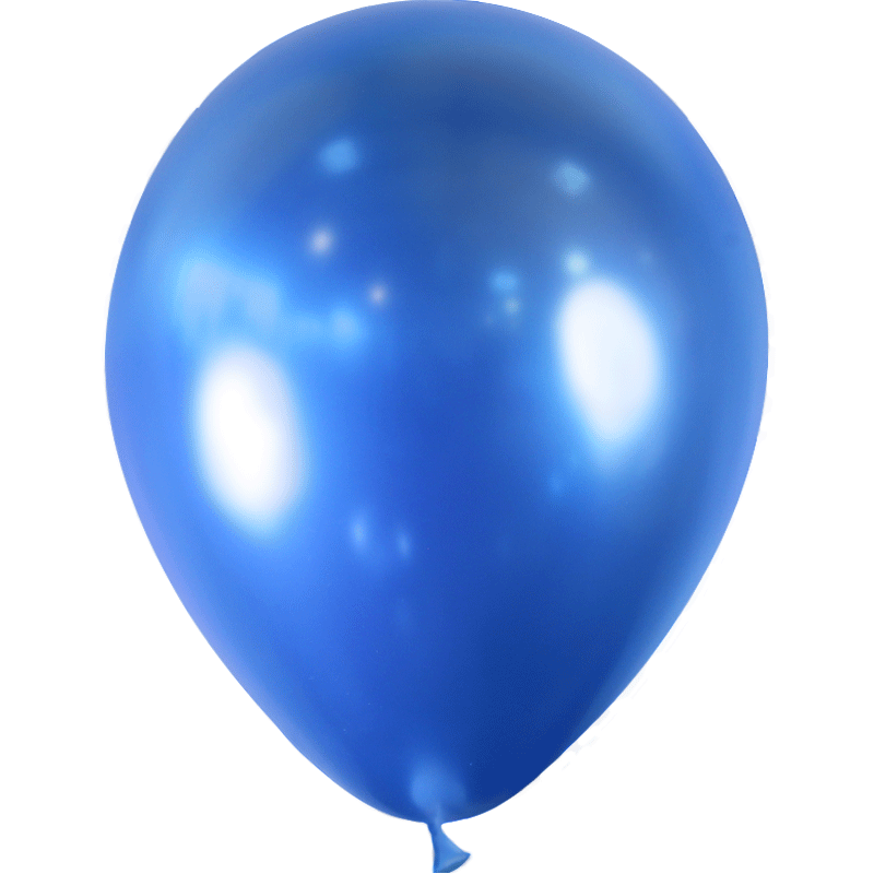 100 Ballons Latex HG45 Bleu Brillant - Balloonia