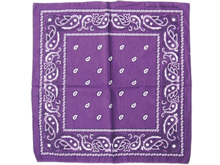 bandana style cachemire violet
