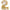 Chiffre 2 Holographic Gold 5 40