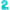Chiffre 2 Holographic Tiffany 40