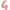 Chiffre 4 Holographic Rose Gold 40