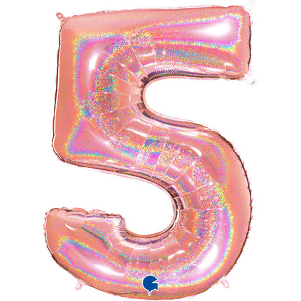 Chiffre 5 Holographic Rose Gold 40