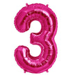 Chiffre 3 Magenta 16