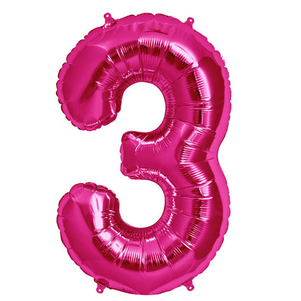 Chiffre 3 Magenta 16