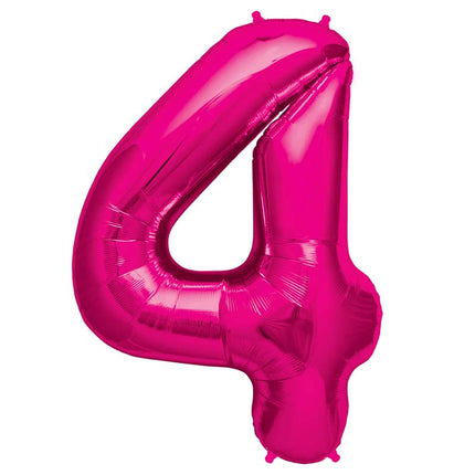 Chiffre 4 Magenta 16