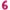 Chiffre 6 Magenta 16