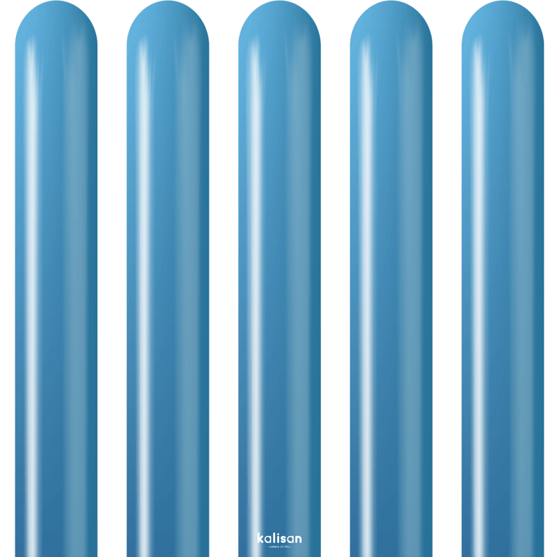 50 Ballons Modeling 260 Mirror Blue - Kalisan
