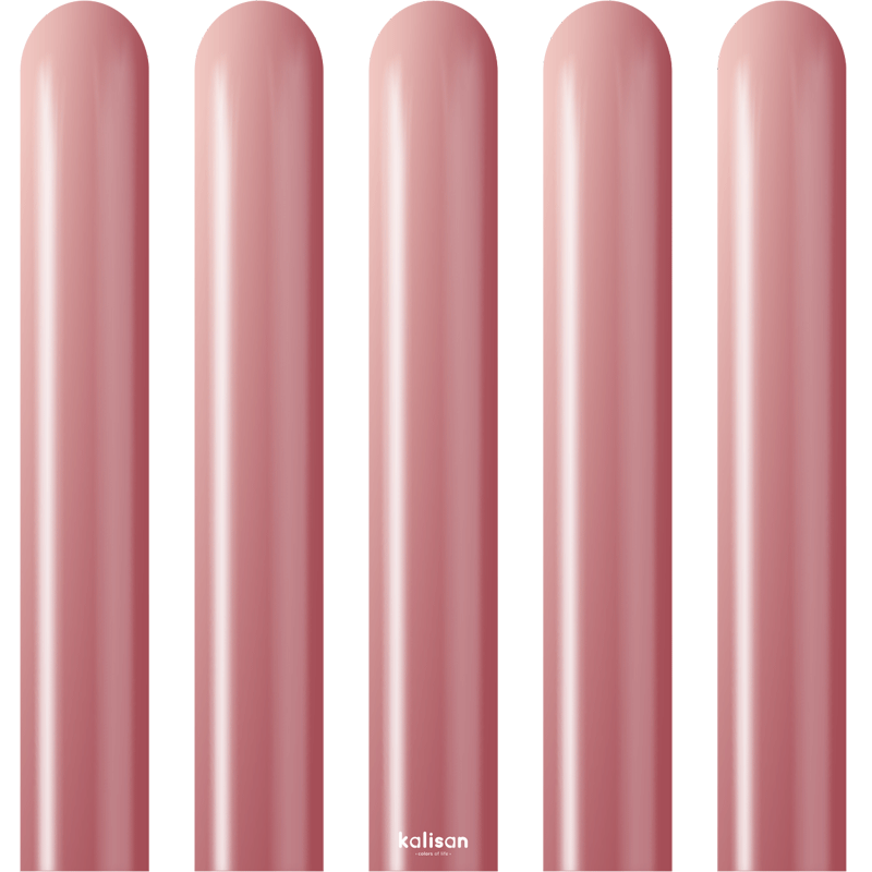 50 Ballons Modeling 260 Mirror Pink - Kalisan