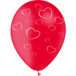 25 Ballons Latex HG112 Cœurs Rouge - PMS