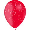 25 Ballons Latex HG112 Cœurs Rouge - PMS