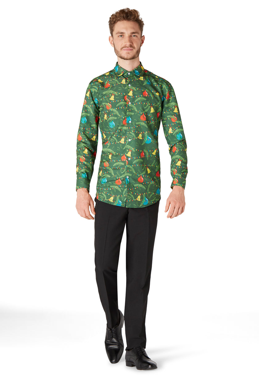 Chemise Suitmeister Christmas Green Tree Shirt