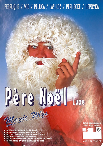 Perruque et barbe de Père-Noël