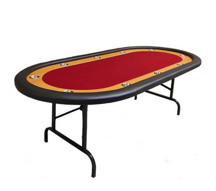 Table de poker bords simili cuir