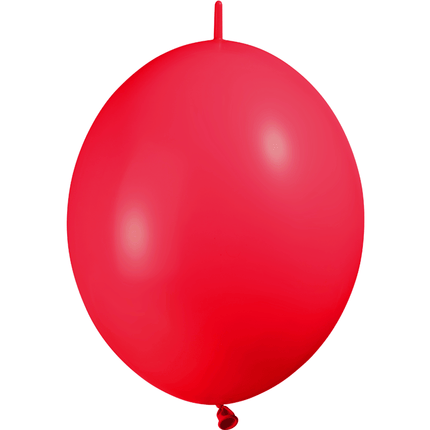 10 Ballons Déco Link 12″ Rouge - Balloonia