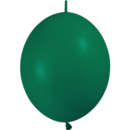 25 Ballons Déco Link 6″ Vert Forêt - Balloonia