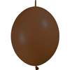 25 Ballons Déco Link 6″ Chocolat - Balloonia