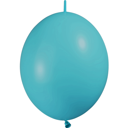 10 Ballons Déco Link 12″ Turquoise - Balloonia