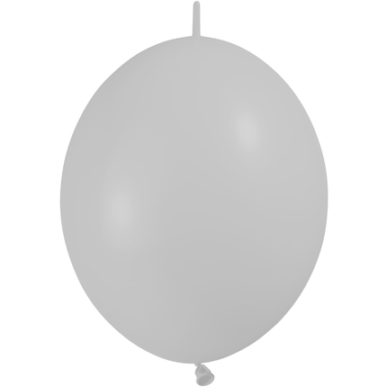 25 Ballons Déco Link 6″ Gris - Balloonia