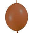 25 Ballons Déco Link 6″ Marron - Balloonia