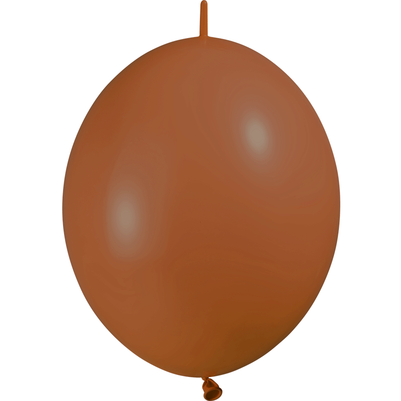 25 Ballons Déco Link 6″ Marron - Balloonia