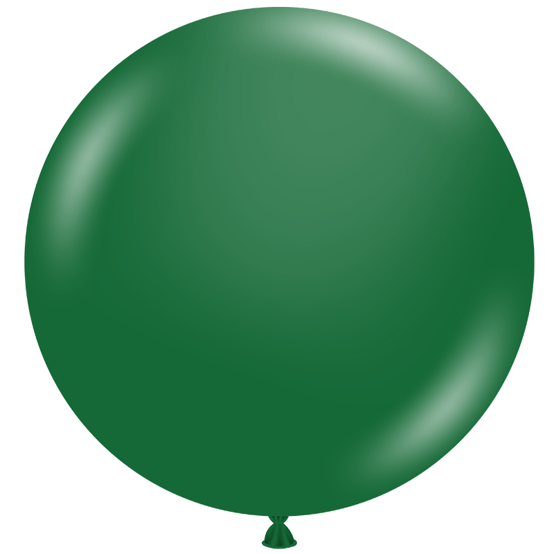 1 Ballon 60cm Vert Sapin- Ballonrama