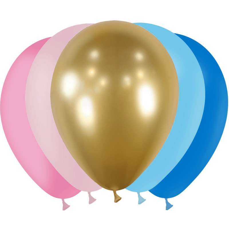 25 Ballons HG45 Assortis Baby - Balloonia