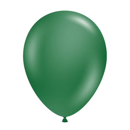 10 Ballons 30cm Métal Vert Forêt- Ballonrama