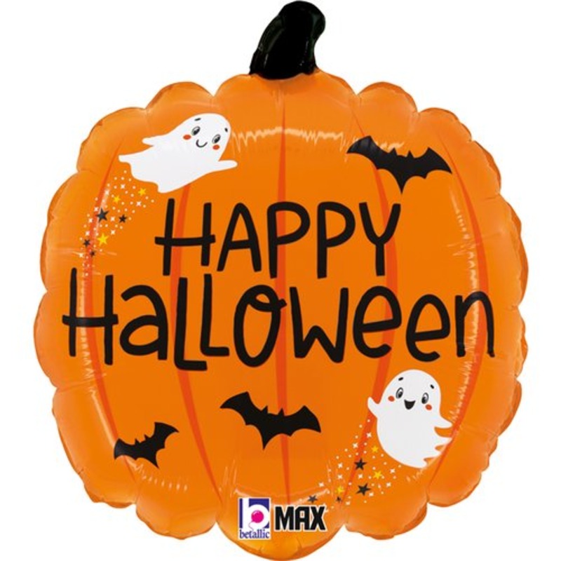 Ballon Aluminium Citrouille d'Halloween 18