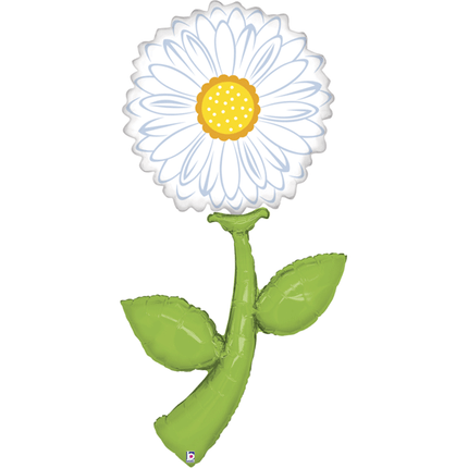Ballon Aluminium 5' Marguerite Blanche - Grabo