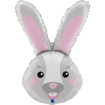 Ballon Aluminium 37″ Bunny Head - Grabo