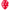 100 Ballons Latex HG95 Coeur Rouge - PMS