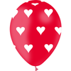 100 Ballons Latex HG95 Coeur Rouge - PMS