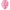 8 Ballons Latex HG95 Coeur Rose - PMS
