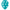 8 Ballons Latex HG95 Coeur Turquoise - PMS