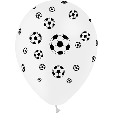 100 Ballons Latex HG95 Foot Blanc - PMS