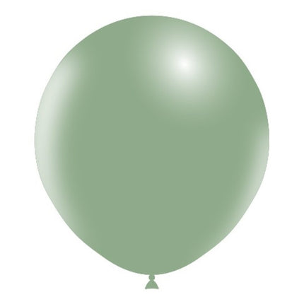 5 Ballons Latex HG118 Vintage Vert - Balloonia