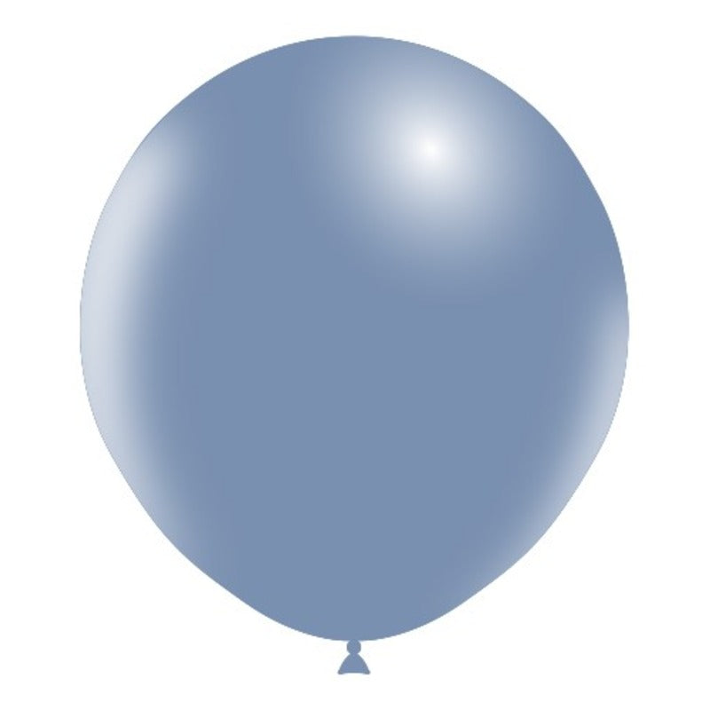 5 Ballons Latex HG118 Vintage Bleu - Balloonia