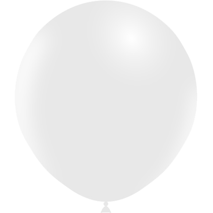25 Ballons HG118 Blanc - Balloonia