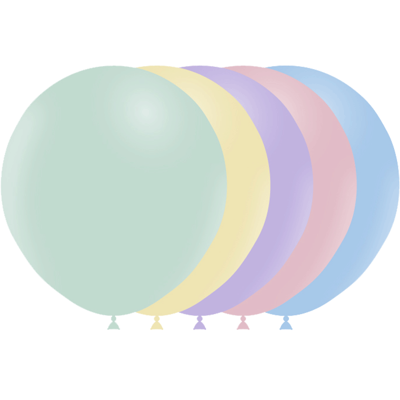 25 Ballons HG118 Pastel Matte Assortiment - Balloonia