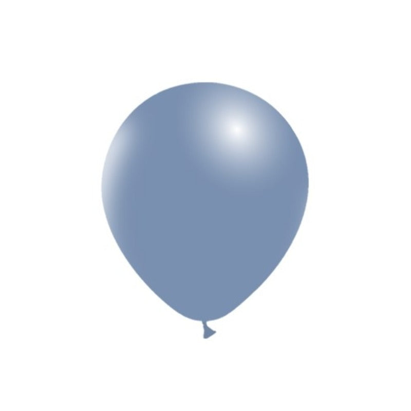 25 Ballons Latex HG45 Vintage Bleu - Balloonia