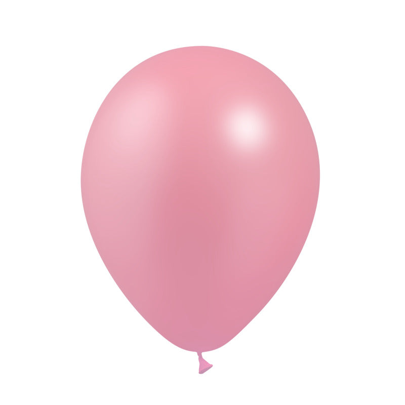 24 Ballons Latex HG95 Métal Rose Bonbon - Balloonia