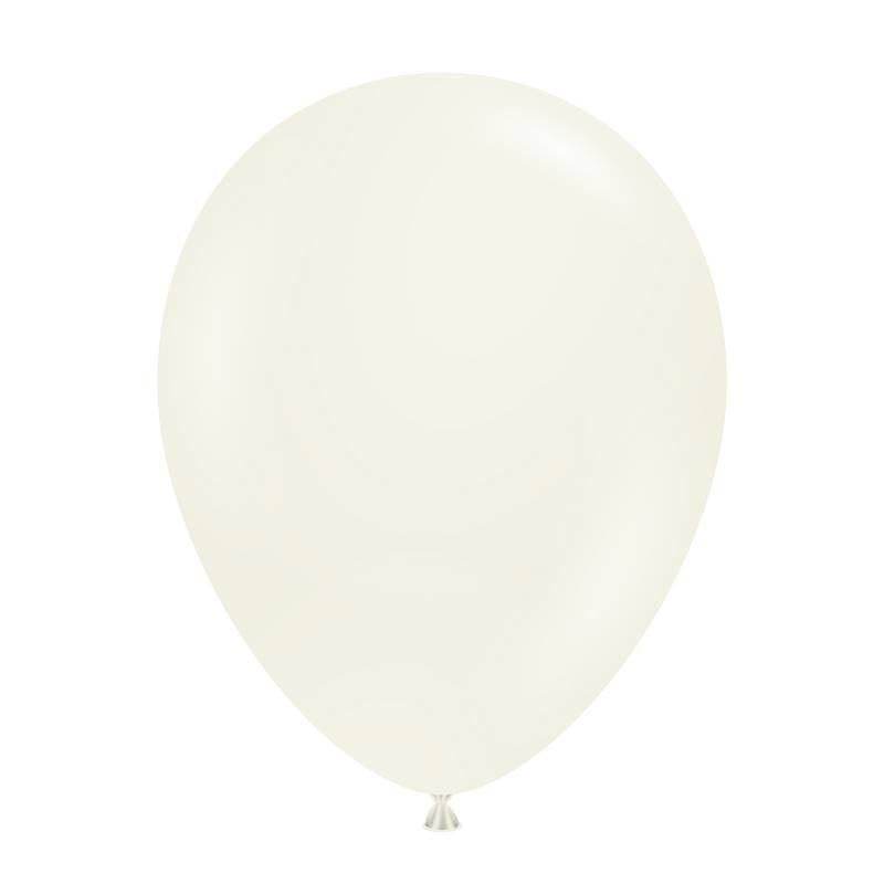 10 Ballons 30cm Blanc Crème- Ballonrama