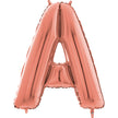 Lettre A Rose Gold 26
